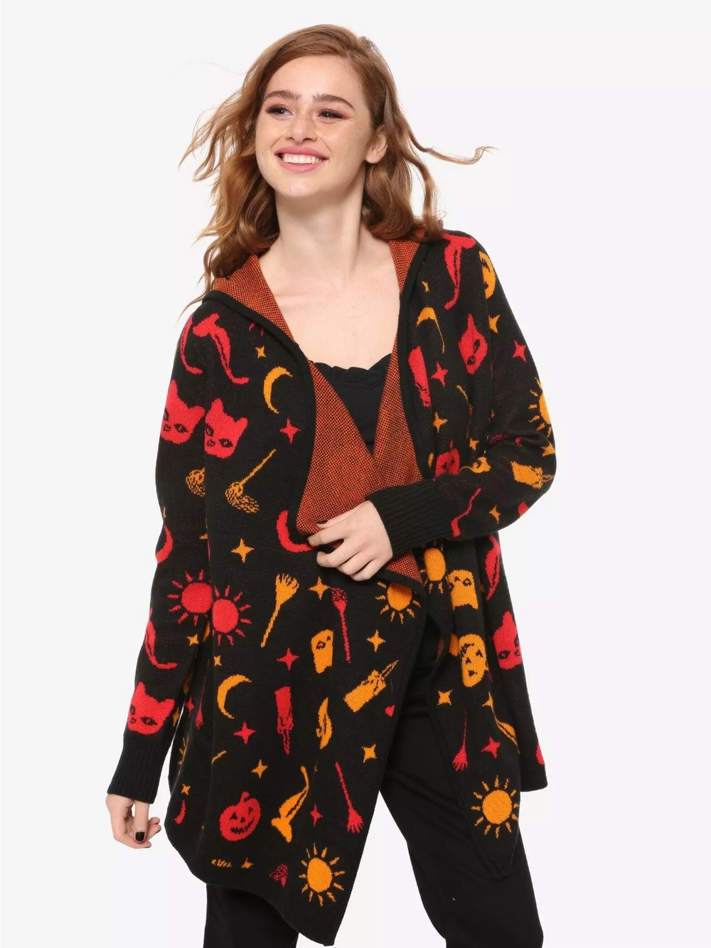 Her Universe Disney Hocus Pocus Dani Hooded Flyaway Cardigan Size Medium